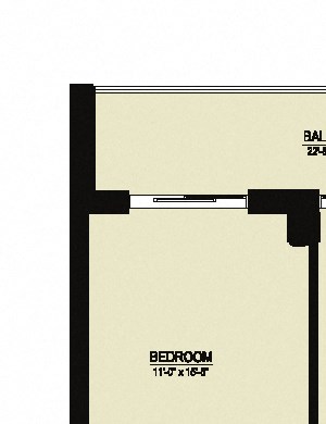 Floor Plan 1 (1 Bed/1 Bath)